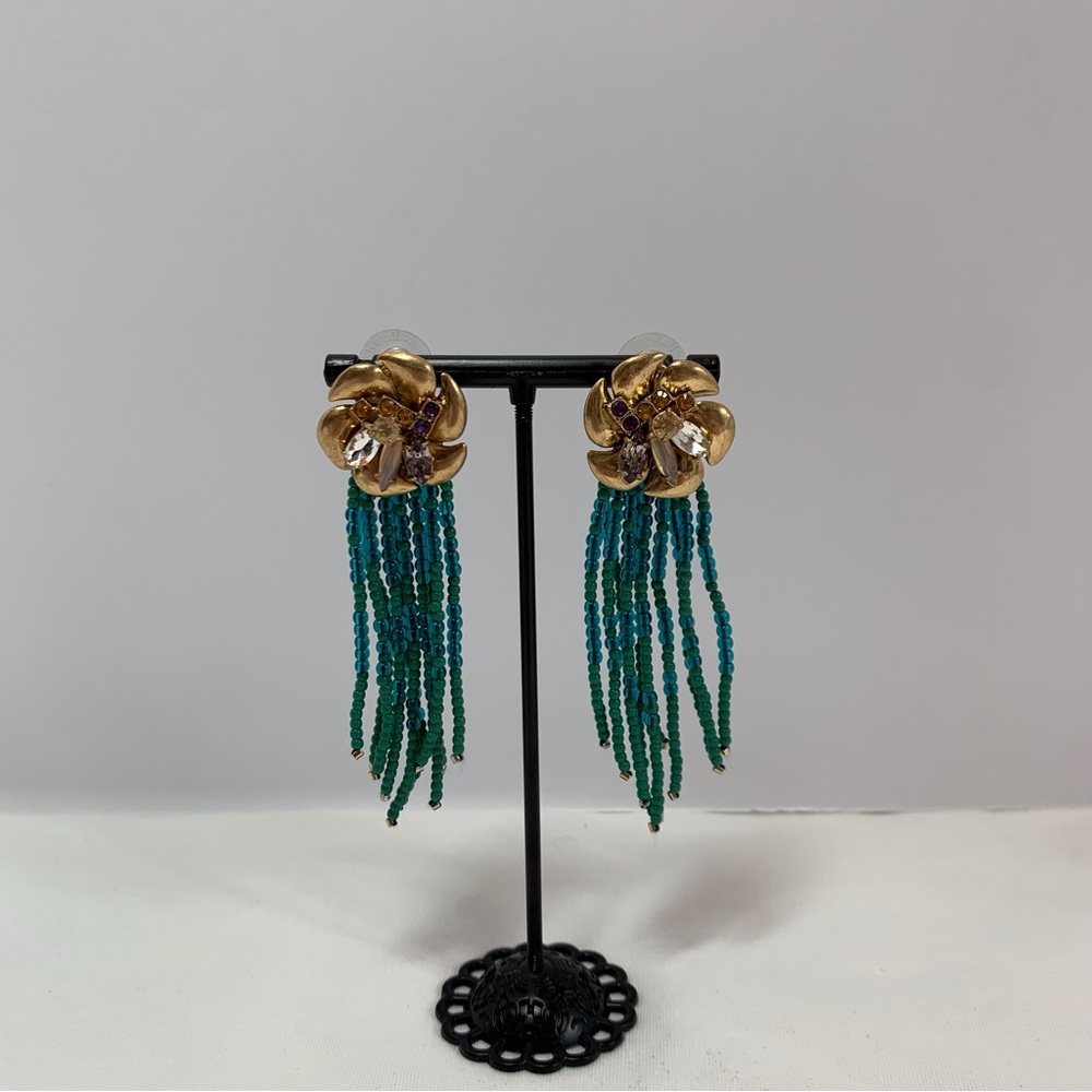 Stella & Dot Liliann Fringe Earrings
